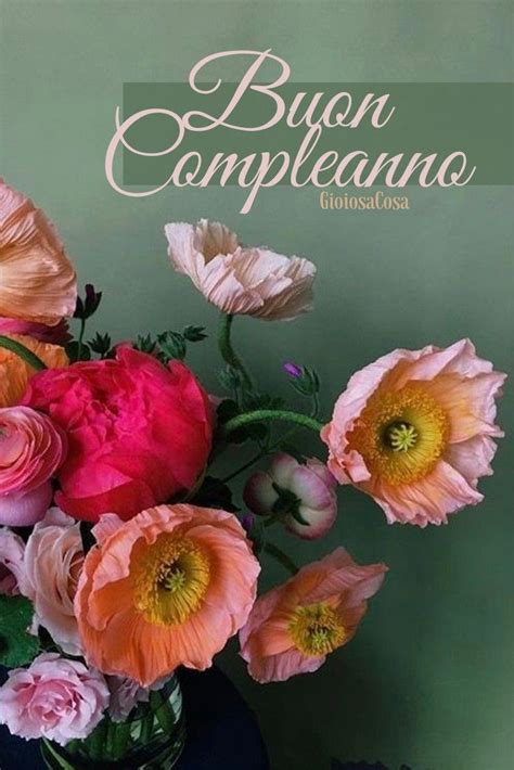 Con il rinnovarsi di questa piacevole ricorrenza, ti siamo vicini con tutto il nostro affetto che il compleanno sia sempre una linea di partenza per nuove emozioni e gioie. Auguri di buon compleanno da Gioiosacosa,con un bel bouquet elegante di bellissimi fiori ...