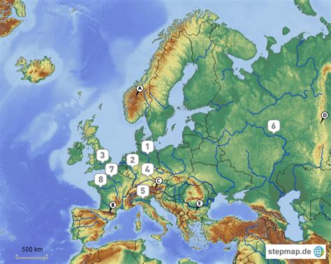 Gebirge Frankreich Karte Mit Namen Landkarten Bpb Die Landesfarben Sind Rot Weiss Und Blau