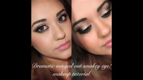 Dramatic Winged Out Smokey Eye Makeup Tutorial Bloopers