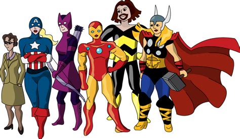 Genderbent Avengers By Ladysparklefists On Deviantart