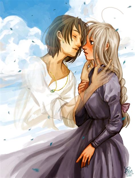 Howls Moving Castle Fan Art Howl And Sophie Howl And Sophie Howls