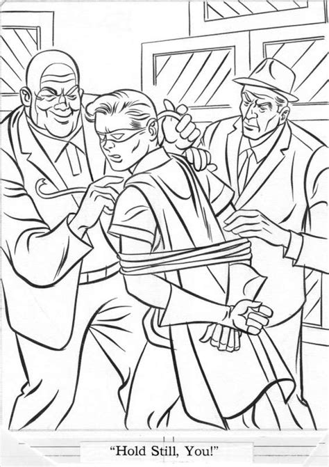 This one is sure to be as popular with adults as children, as a reminder of their. 1960's Batman Colouring Book - Robin in Hold still you ...