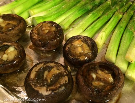 Oven Baked Garlic Baby Portobello Mushrooms - Oh Snap! Let's Eat!