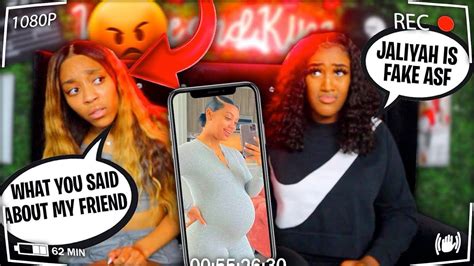 Trash Talking Jaliyah To See If Her Friend Will Defend Her😱 Youtube