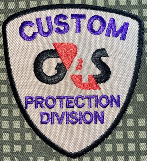 G4s Protection Division Security Mercenary Soldier Patch Decal Patch Co