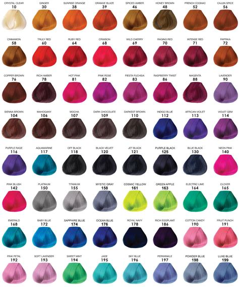 3 Colors Adore Semi Permanent Hair Color Pick Your Colors And Email Us Beauty Talk La