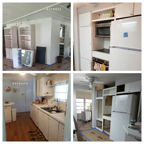 How To Diy Doublewide Mobile Home Remodel Kitchen Hometalk