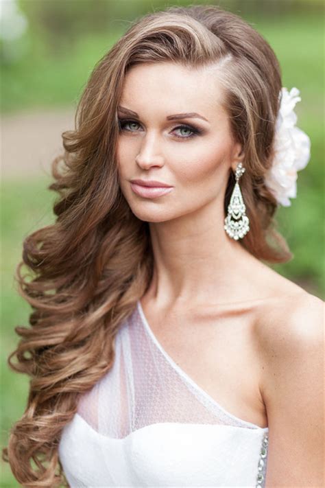 Style Ideas Modern Bridal Hairstyles For Long Hair Deer Pearl Flowers