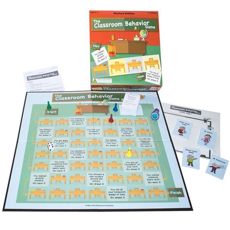 The Classroom Behavior Board Game Is Shown