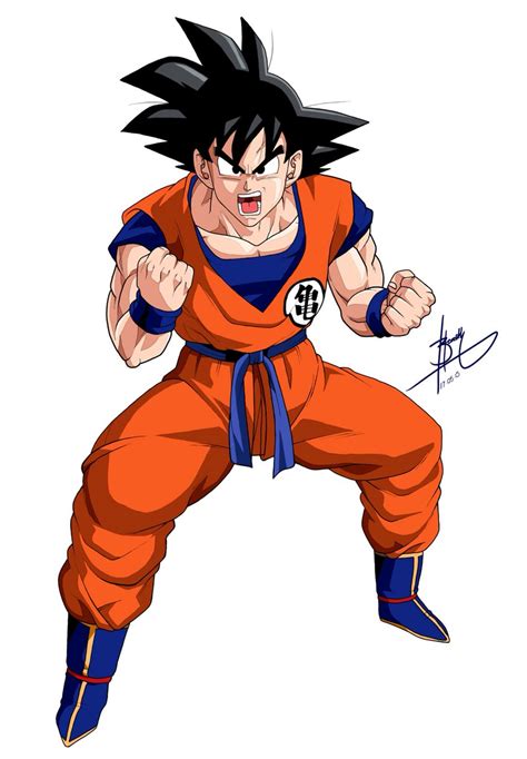 The adventures of a powerful warrior named goku and his allies who defend earth from threats. Goku Colour | Dragon ball z, Dragon ball, Anime