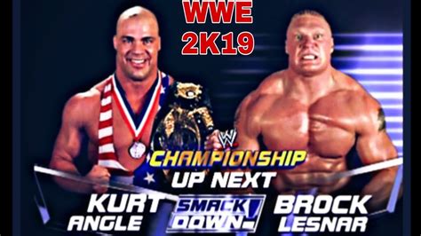 IRONMAN Match Brock Lesnar Destroys Kurt Angle YouTube