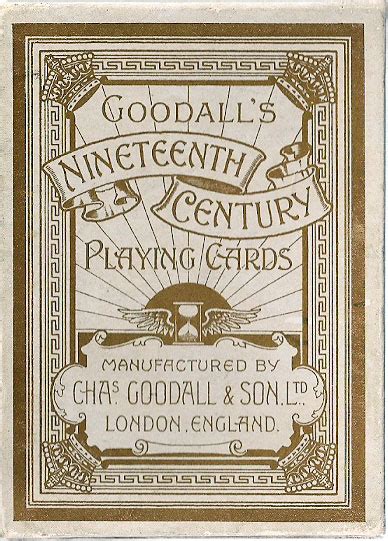 Nineteenth Century Pack — Nineteenth Century Playing Cards — The World