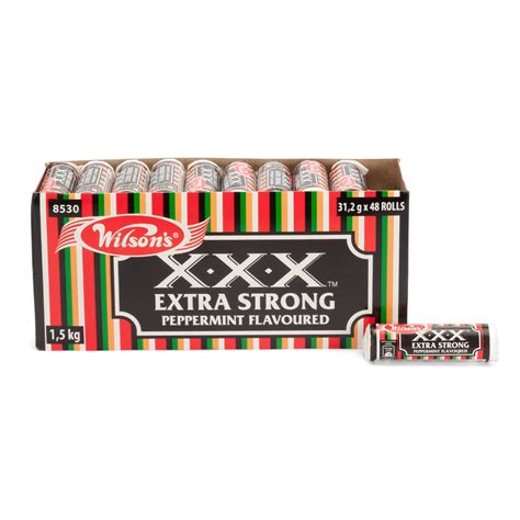 Wilsons Xxx Peppermint Flavoured Mints Box Of 48 Rolls Shop Today