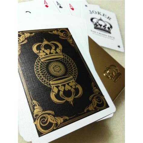 Buy cheap id cards online from china today! Gold Crown Deck Playing Cards - Cartes Magie