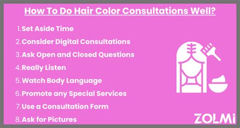 Hair Color Consultation Questions