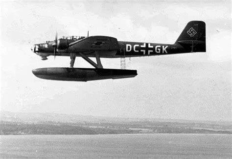 Heinkel He 115 Seaplane In Flight Luftwaffe Planes Wwii Fighter