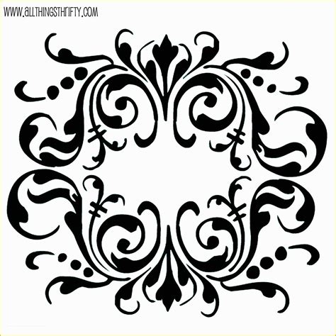 Paisley Stencil Templates Free Of Paisley Stencil Printable Clipart