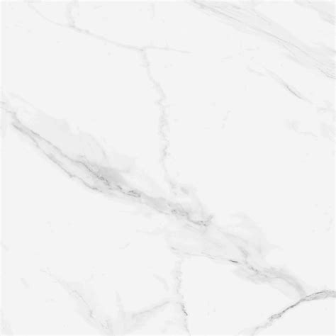 White Marble Effect Gloss Ceramic Floor Tile