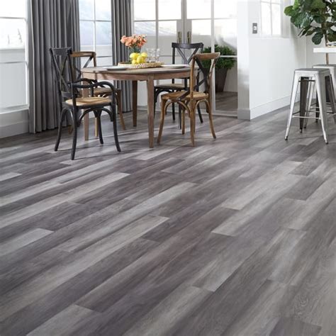 It's gorgeous, is extremely durable, is affordable, and it comes in an endless array of colors and patterns. 3mm Stormy Gray Oak Luxury Vinyl Plank
