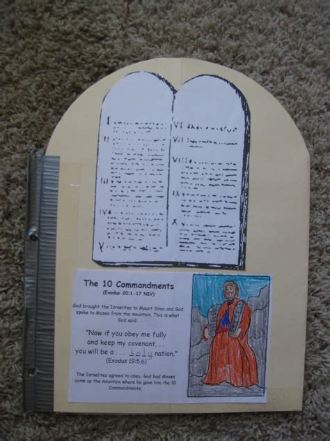 Thy Word Ten Commandments Lapbook