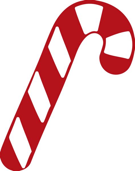 Candy Cane #2 SVG Cut File - Snap Click Supply Co.