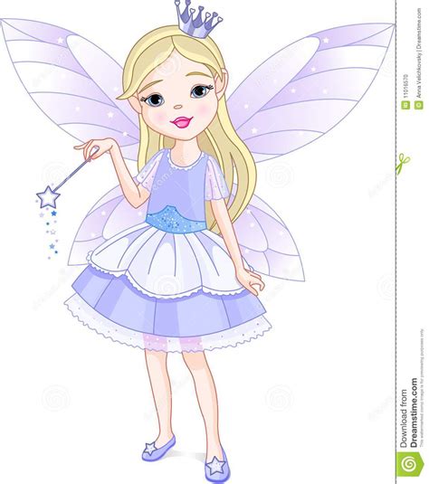 Little Fairy Stock Vector Illustration Of Wings Fairy