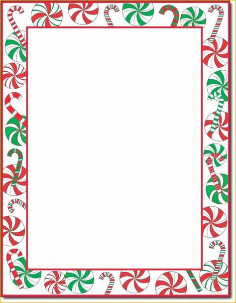 Printable Christmas Border Printable World Holiday