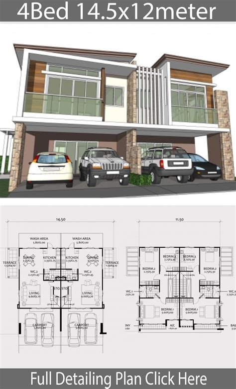 16 Twin House Plans