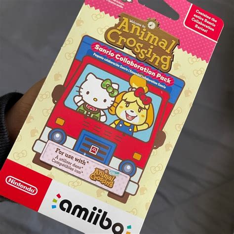 Animal Crossing Games Animal Crossing Hello Kitty Amiibo Card Pack