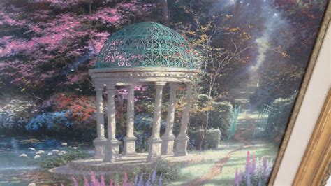 The Garden Of Prayer By Thomas Kinkade 43 5 X 35 Ltd Ed Lithograph 525 600 W Coa