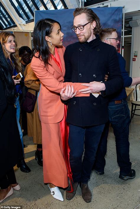 Midway through broadway's betrayal, zawe ashton has her eye on tom hiddleston's we've seen that melon go lots of places, says ashton, who, as robert's wife, emma, sits in the background during that scene. Tom Hiddleston looks in high spirits as he supports co-star Zawe Ashton at launch of her book ...