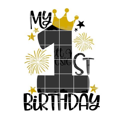 1st Birthday Logo Png
