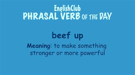 Beef Up Learn English