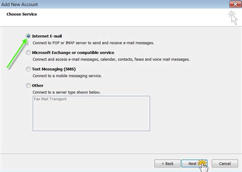 Webnode Configurer La Messagerie Dans Outlook 2010