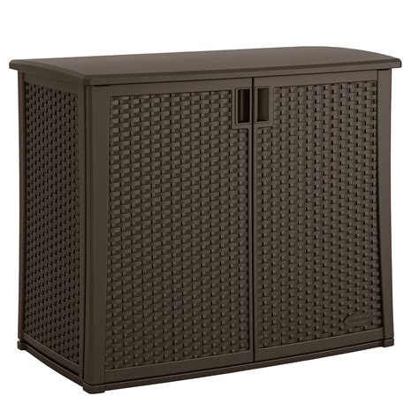 Outdoor storage shouldn't be complicated. Suncast 35.25" H x 42.25" W x 23" D Outdoor Storage ...