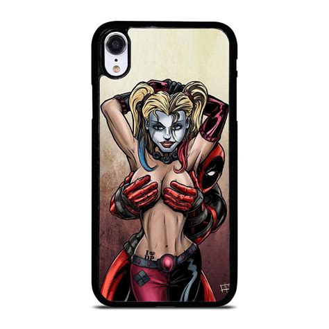 Deadpool Harley Quinn 3 Iphone Xr Case Custom Phone Cover Personalized Design Casefine