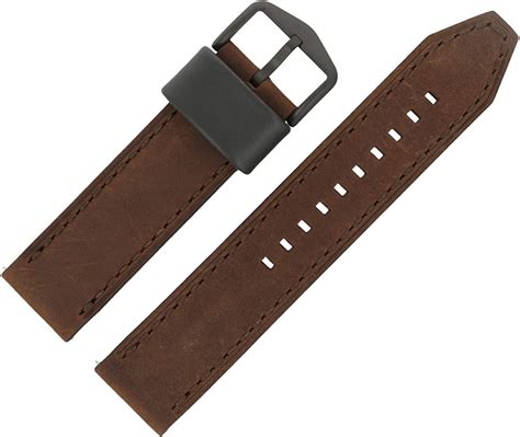 Fossil Watch Strap 22 Mm Brown Leather Watch Strap Set Fs 4656