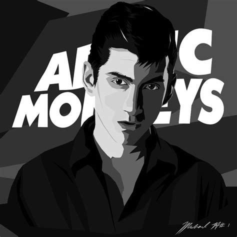 Alex Turner Arctic Monkeys Vector Art By Michaelherradura On Deviantart