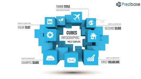 Cubes Infographic Prezi Presentation Template