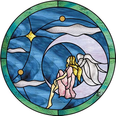 Fairy Stained Glass Window Glass Designs