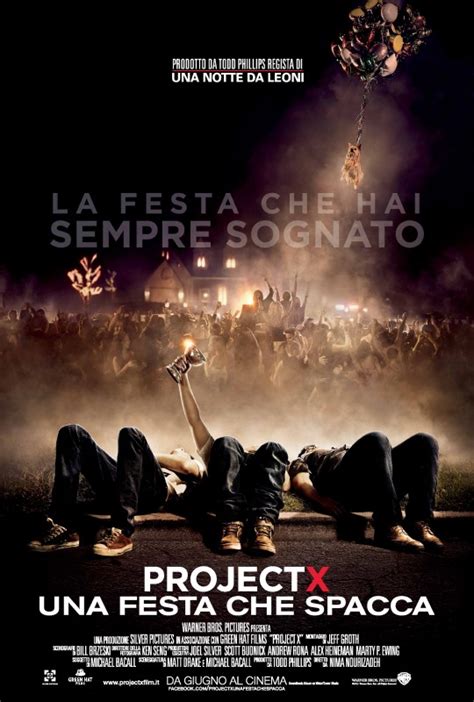 Project X Una Festa Che Spacca La Locandina Italiana Del Film