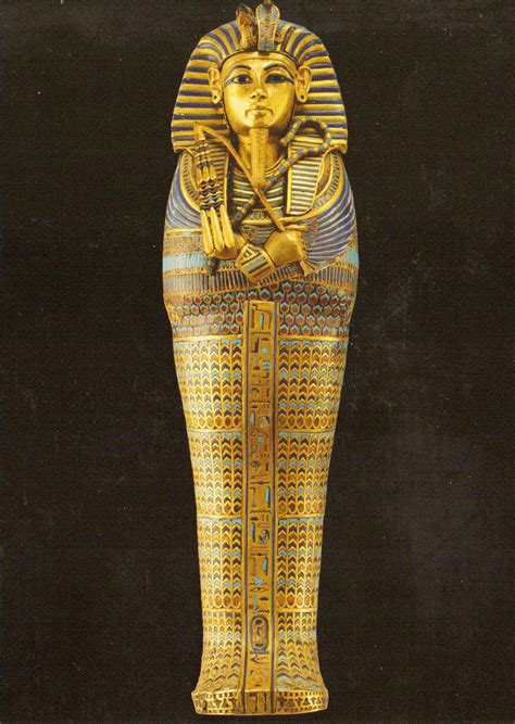 Tutankhamen’s Tomb Innermost Coffin New Kingdom 18th Dynasty 1323 Bce Tutankhamun King