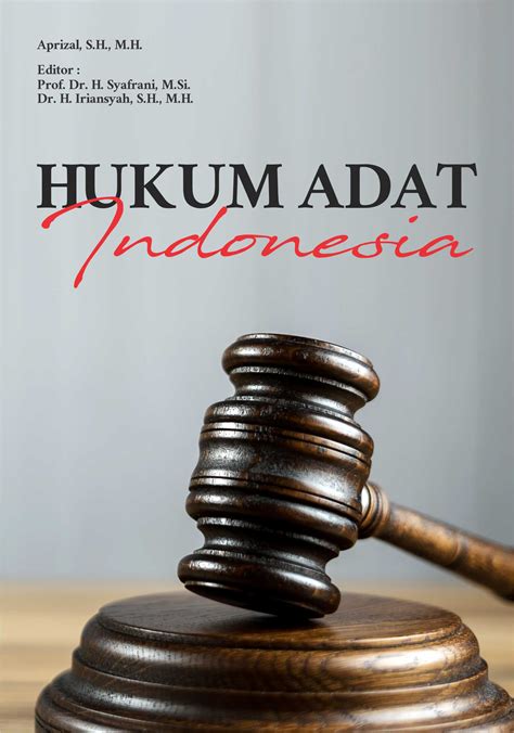 Buku Hukum Adat Indonesia Penerbit Deepublish