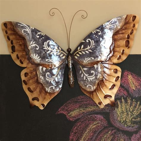 Eangee Butterfly Wall Decor Copper With Dark Accents