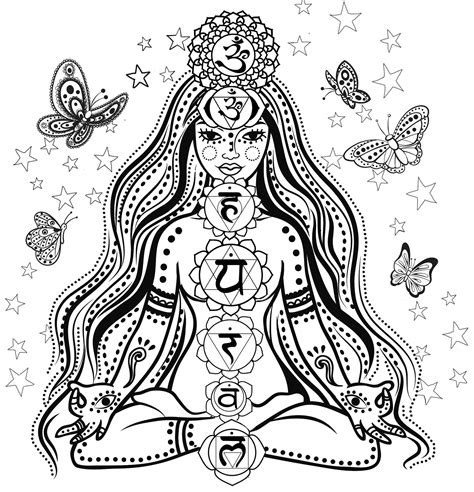 Chakra Symbols For Coloring Mandala Coloring Books Mandala Coloring