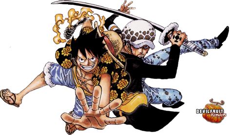 One Piece Render Law And Ruffy By Mrdevilfruit On Deviantart