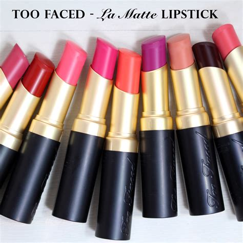 Too Faced La Matte Lipstick Collection My Beauty Bunny