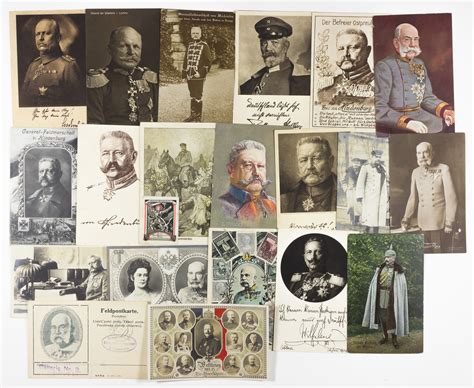 Lot Central Powers Leaders Postcards 20