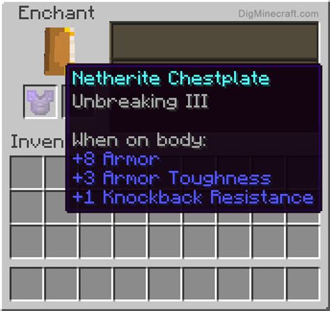 How To Make An Enchanted Netherite Chestplate In Minecraft
