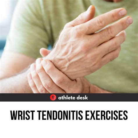 Wrist Tendonitis Exercises That Work Fast Athlete Desk